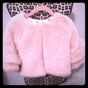 Girls Faux Fur Coat